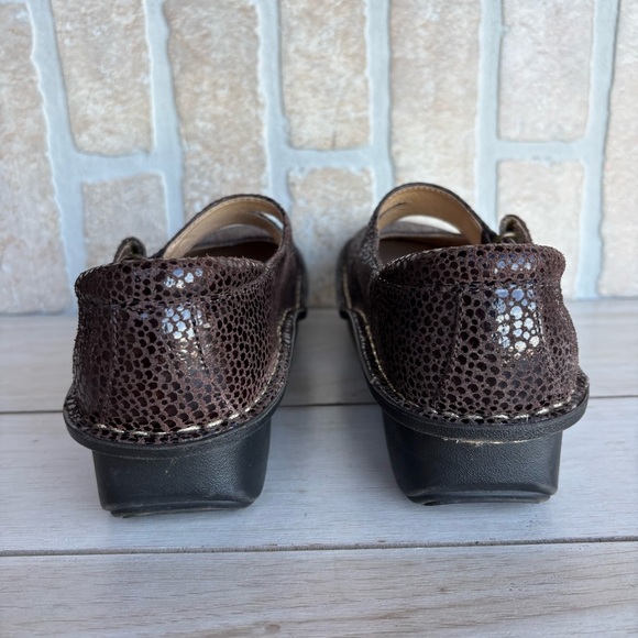 Alegria Day-562 Brown Leather Mary Jane Comfort Adjustable Shoe Size 36 (6-7) - Picture 6 of 11